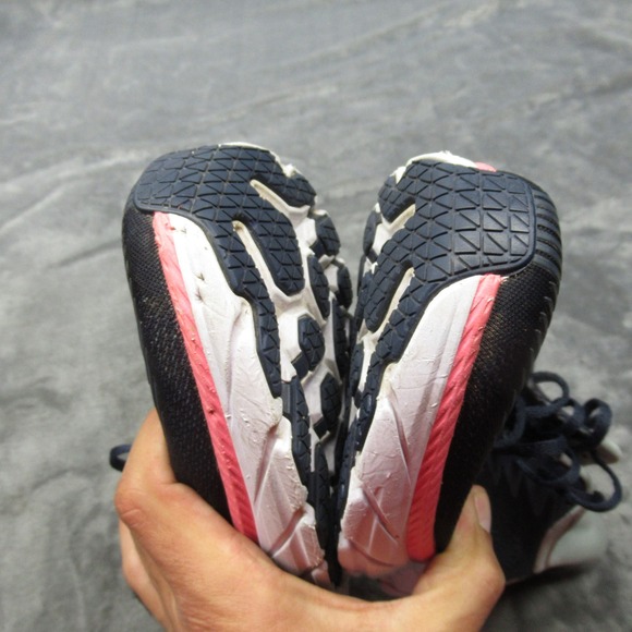 Hoka Running Shoes Women 10 Blue Clifton 7 Low Impact Lightweight Chunky Lace-Up - Picture 15 of 16